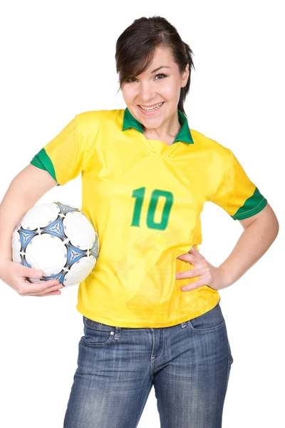 Fan piłki nożnej — Zdjęcie stockowe