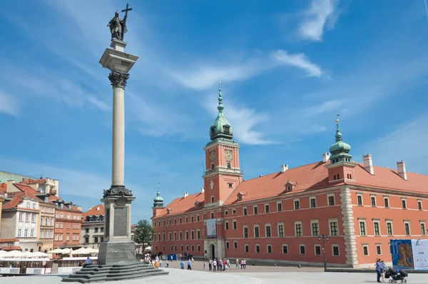 The Castle square in Warsaw — Stock Photo, Image