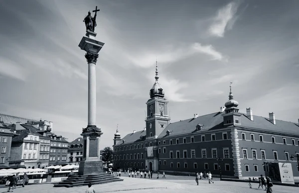 Piazza del Castello a Varsavia — Foto Stock