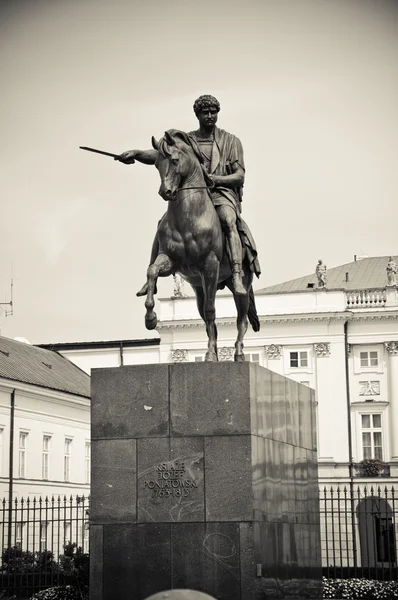 Monument of Prince Joseph Poniatowski in Warsaw, Poland — Stock Photo, Image