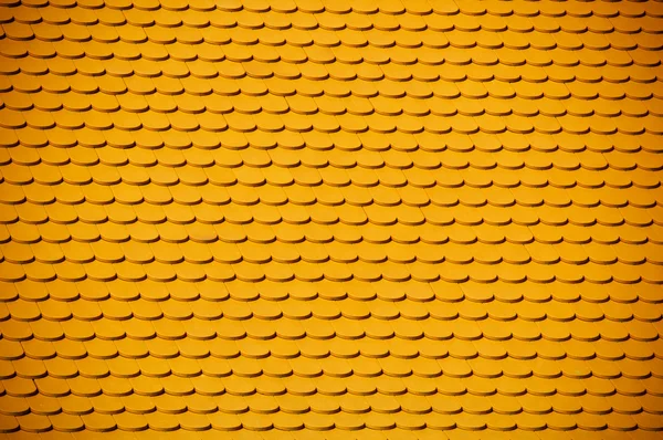 stock image Yellow clay roof tile background