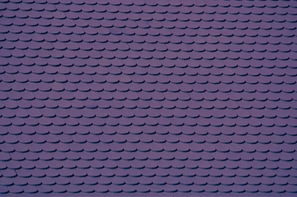 Pink violet clay roof tile background — Stock Photo, Image
