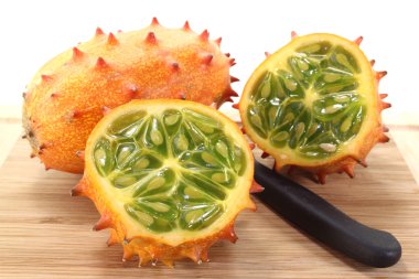 Sliced Kiwano clipart