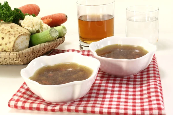 stock image Beef consomme