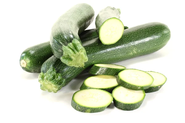 Fresh sliced zucchini — Stock Photo, Image