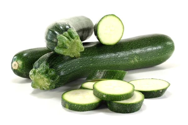 Zucchine affettate — Foto Stock