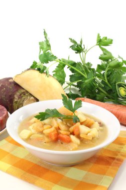 Cooked Swede stew clipart