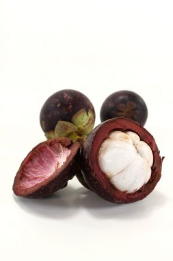 taze kesilmiş mangosteen