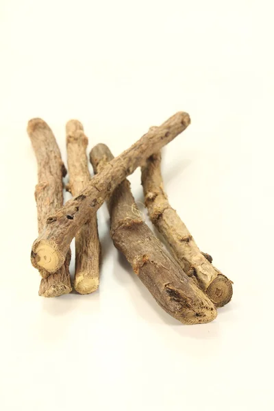 Dried licorice root — Stock Photo, Image