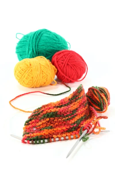 Knitting sample Stock Image