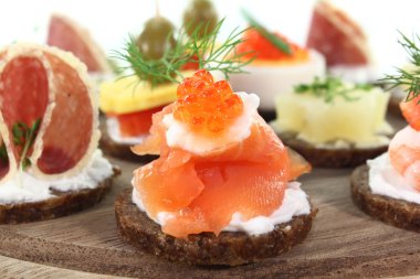 Canapes clipart