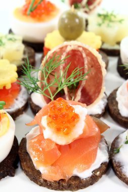 Canapes clipart