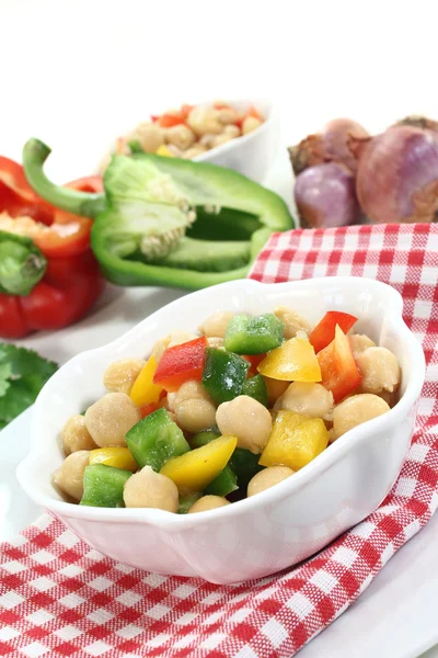 Chickpea salad — Stock Photo, Image