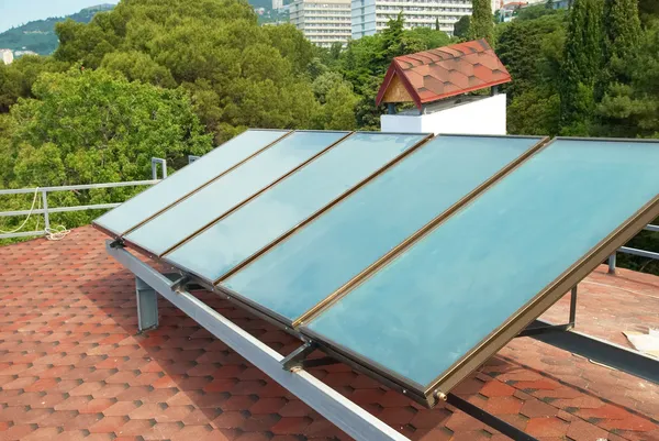 Solsystem på taket — Stockfoto