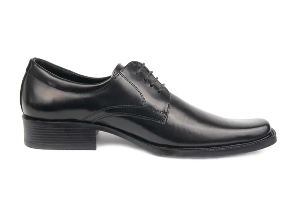 Mannens svart sko — Stockfoto