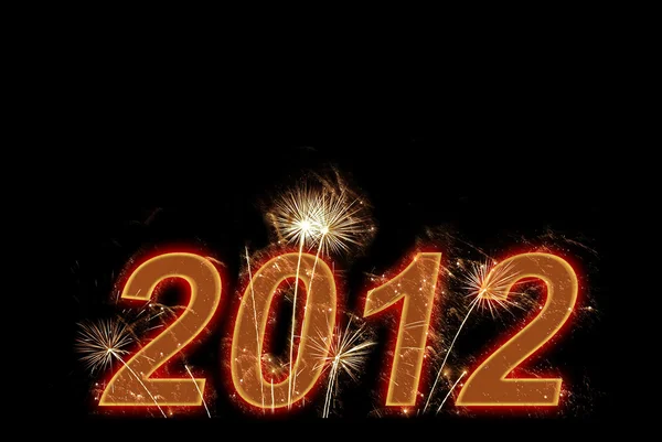 Frohes neues Jahr 2012. — Stockfoto