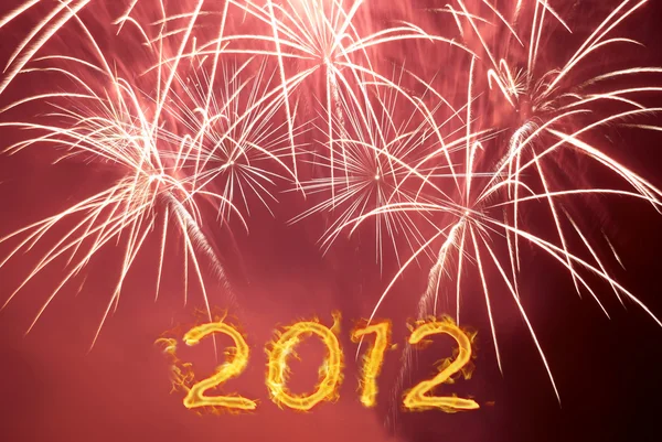 Feliz año nuevo 2012 . — Foto de Stock