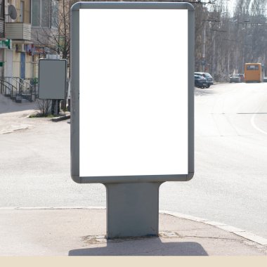 Blank billboard clipart