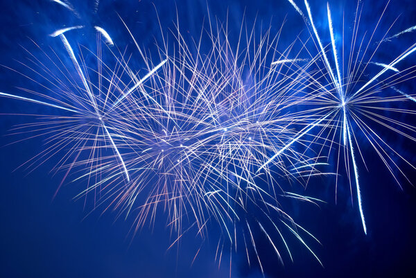 Красочные фейерверки
