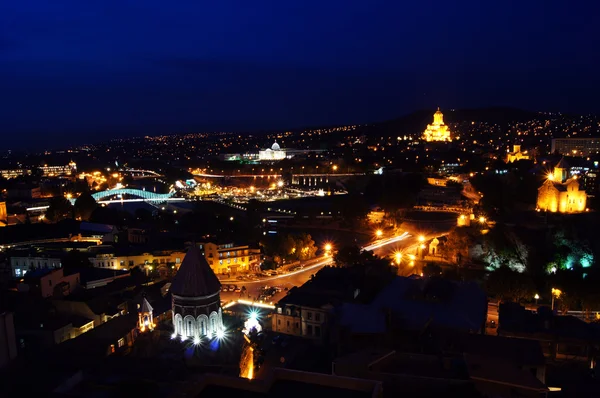 Night in Tbilisi — Stock fotografie
