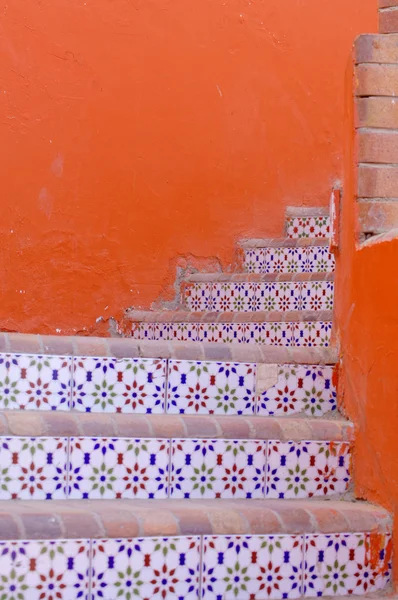 Ceramic tiles stairs — Stock Photo, Image
