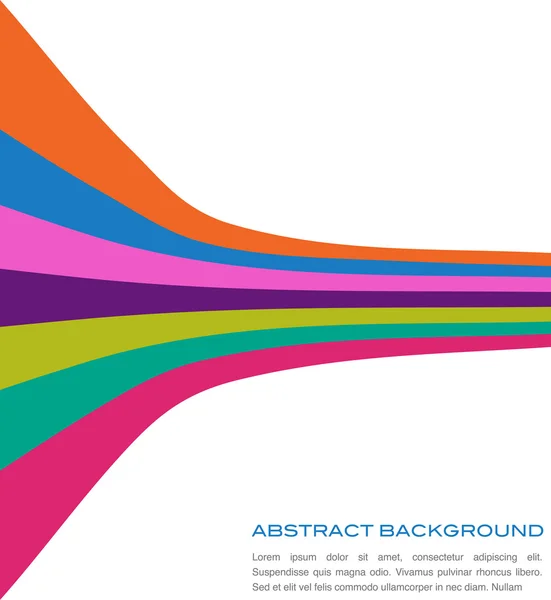 Banner abstracto colorido — Vector de stock