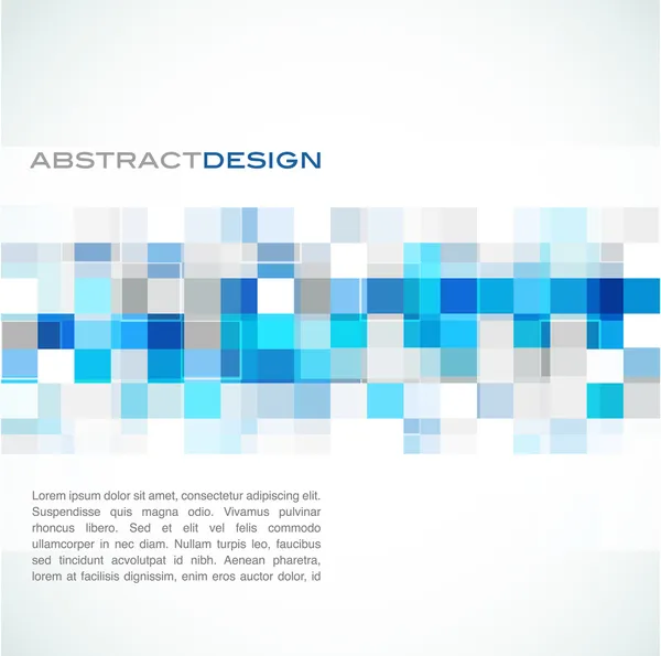 Banner abstracto azul — Archivo Imágenes Vectoriales