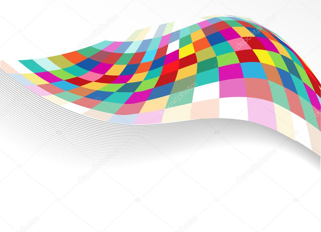 Colorful abstract template