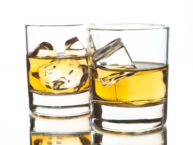 Two whiskeys clipart