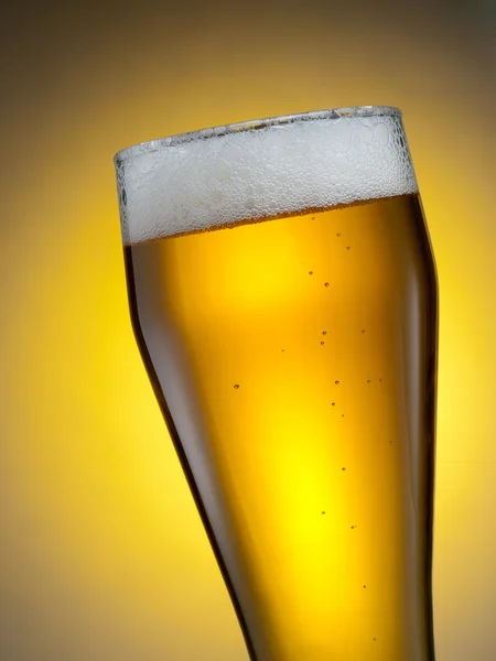 Glas lager öl — Stockfoto