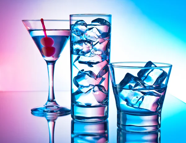 Tre cocktail — Foto Stock