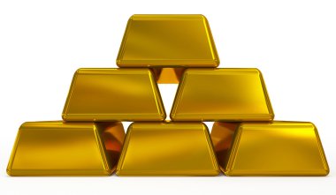 Gold bars clipart