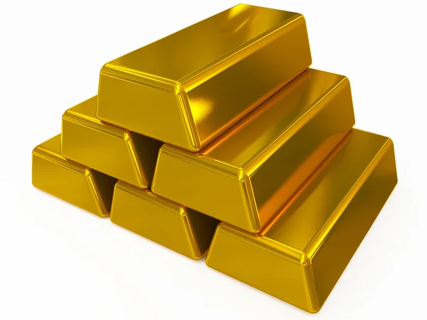 Goldbarren — Stockfoto