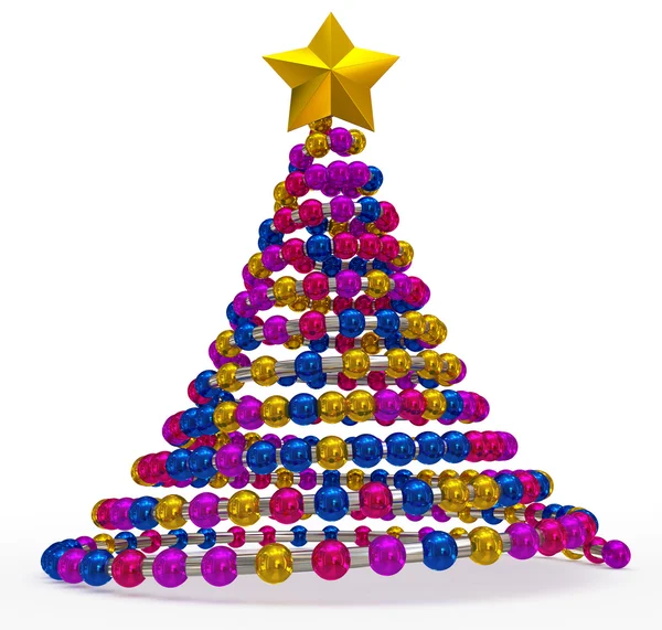 Vánoční stromeček abstrakt — Stock fotografie