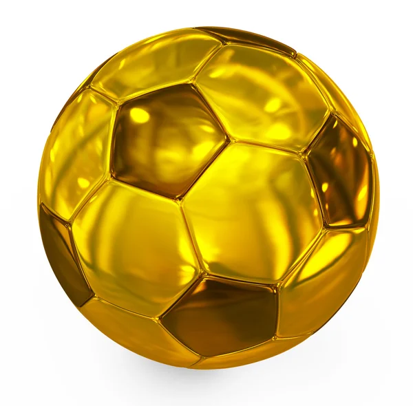 Football golden — Stock Photo, Image