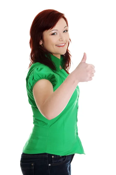 Gesturing OK — Stock Photo, Image