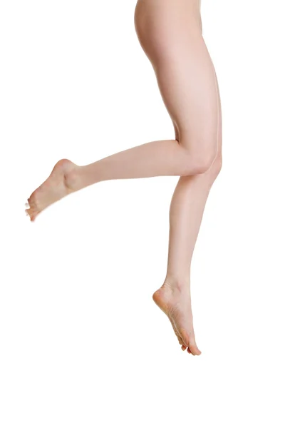 Hosszú csinos nő lába — Stock Fotó