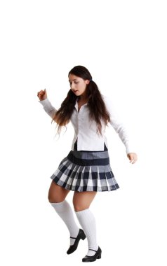 Female tap dancer clipart