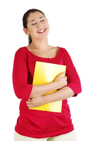 Happy student girl — Stock Photo, Image