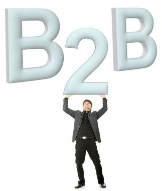 B2B concept clipart