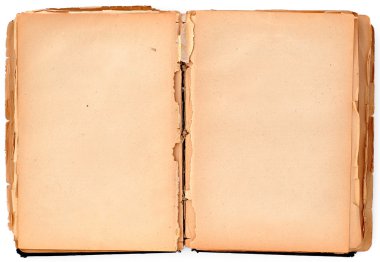 Old damaged book clipart