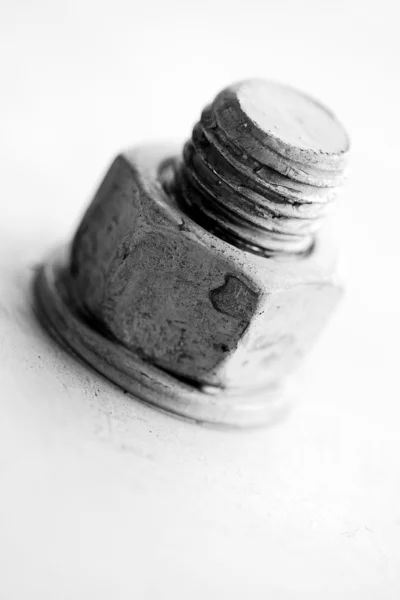 Old screw and nut — Stock Photo, Image