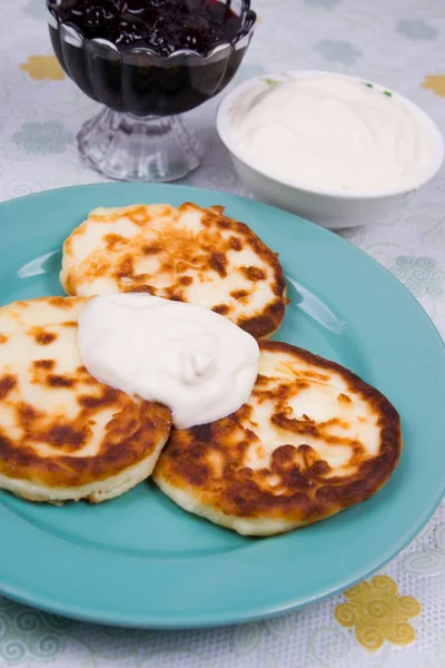 Homemade cheese cakes — Stock Photo, Image