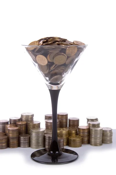 Stock image Towers from coins