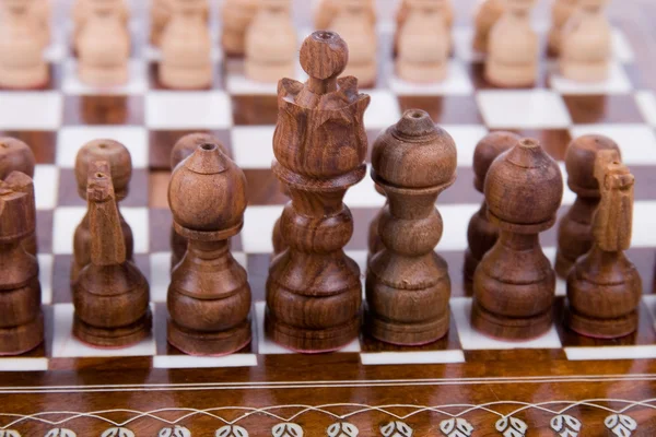 Wooden chess — Stock Photo, Image