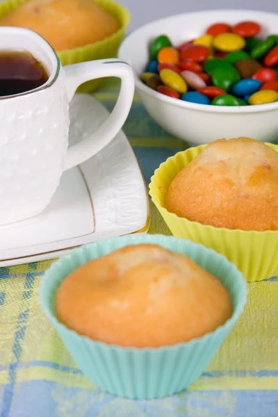 stock image Tea and sweets