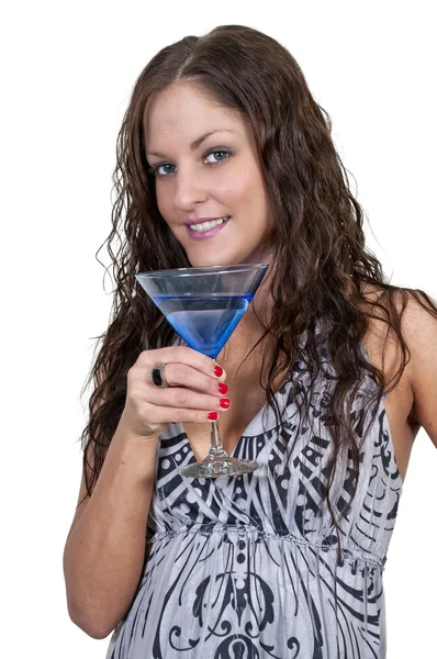 Mujer con Martini —  Fotos de Stock