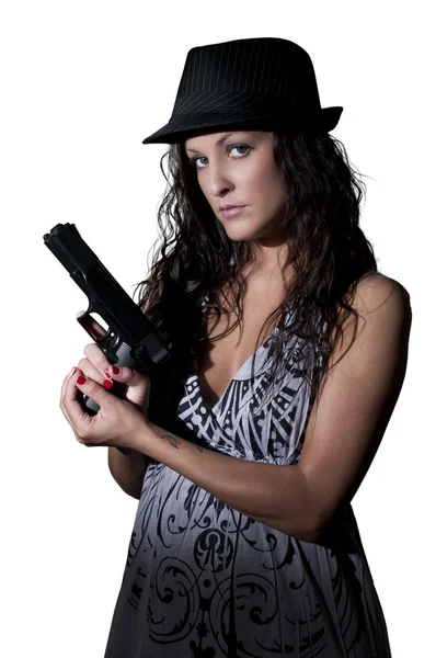 Жіночий детектив — стокове фото