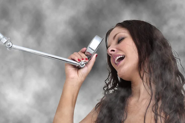 Singing in The Shower — Stock Photo, Image