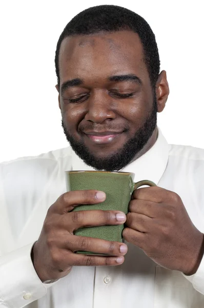 Hombre bebiendo café —  Fotos de Stock